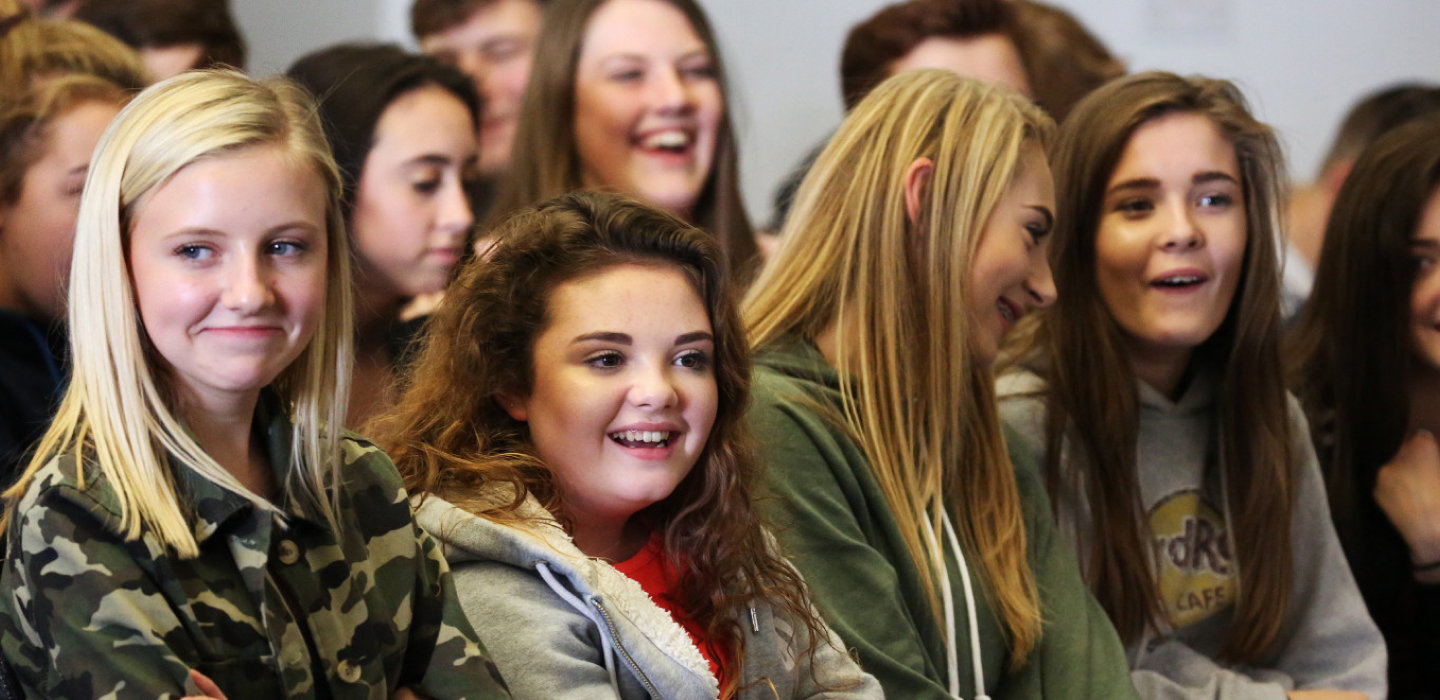 Image of a group of girls at school